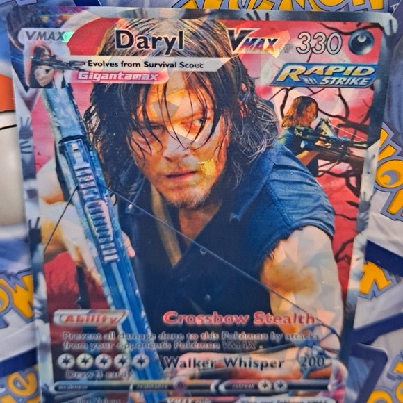 Daryl Dixon Pokemon Card - The Walking Dead - Picture 5 of 8